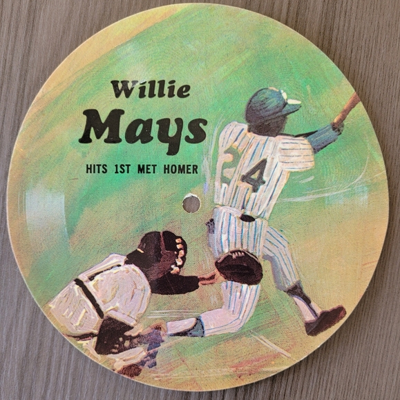 Willie Mays Memorabilia Challenge Record Vintage